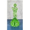 Image 3 : Cambridge Two Kids Uranium Glass Flower Frog