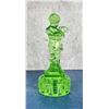 Image 4 : Cambridge Two Kids Uranium Glass Flower Frog