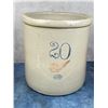 Image 1 : 20 Gallon Red Wing Union Stoneware Crock