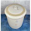 Image 4 : 5 Gallon Red Wing Stoneware Crock With Lid
