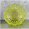 Image 5 : Weishar Uranium Vaseline Glass Candy Dish