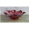 Fenton Carnival Glass Carolina Dogwood Bowl