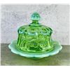 Image 2 : Mosser Glass Cherry Thumbprint Butter Dish