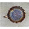 Image 3 : Imperial Carnival Glass Pansy Handled Nappy