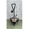 Image 1 : Victorian Meriden Silverplate Castor Cruet Set