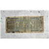 Image 3 : 1864 Confederate $10 Ten Dollar Note Bill