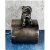 Image 4 : Victorian Silver Plate Figural Dog Napkin Ring