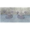 Image 3 : Heisey Glass Athena Double Candleholders