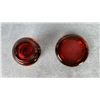 Image 7 : Bohemia Czech Cranberry Glass Smoking Set