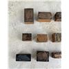 Image 2 : Antique Copper Kitchenware Print Blocks