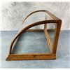 Image 2 : Antique Curved Dry Good Store Oak Display Cabinet