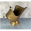 Image 4 : Blue Onion Porcelain Brass Coal Skuttle Hod