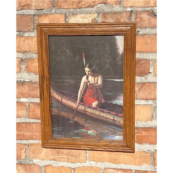 Antique Indian Maiden Print