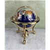Unique Art Inlaid Semi Precious Stone Globe