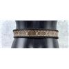 Image 3 : Vintage Rattlesnake Leather Cowboy Belt