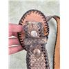 Image 7 : Vintage Rattlesnake Leather Cowboy Belt