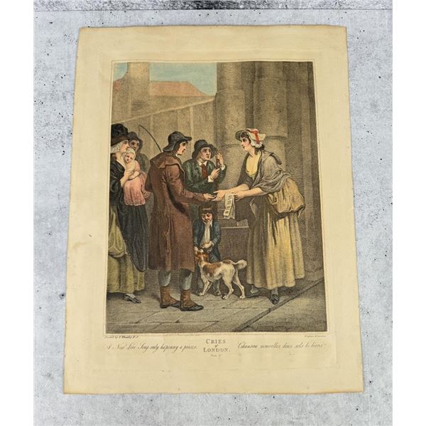 Francis Wheatley Cries Of London Framed Print