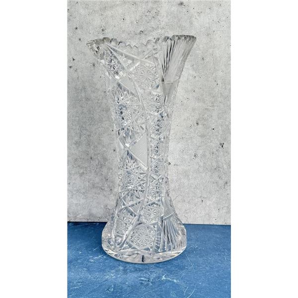 Cut Glass Vase