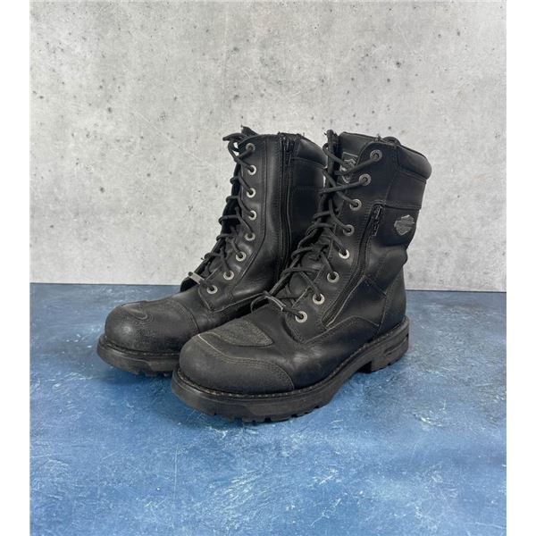 Harley Davidson Leather Motorcycle Boots