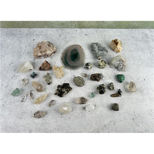 Collection Of Crystal & Mineral Specimens