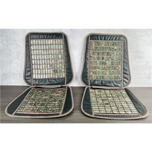 Jade and Rose Quartz Seat Cushion Covers