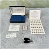 Image 1 : Franklin Mint Sterling Silver States Mini Coin Set