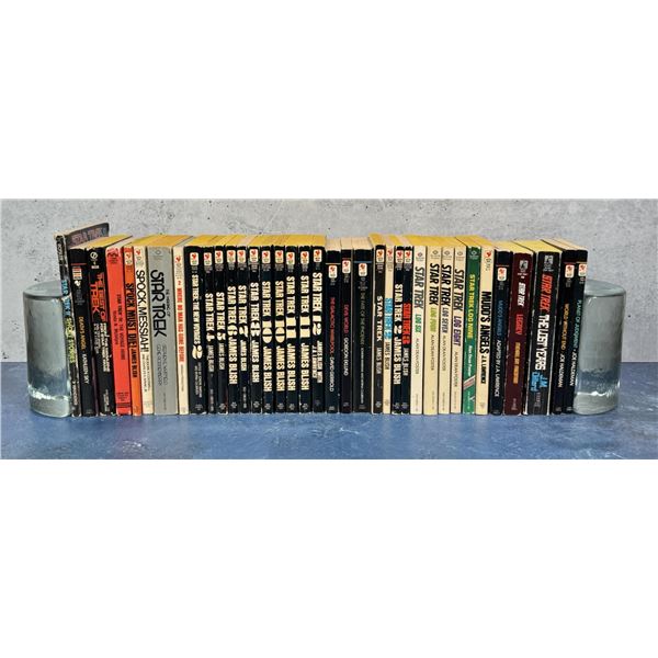 Collection of Star Trek Paperback Books