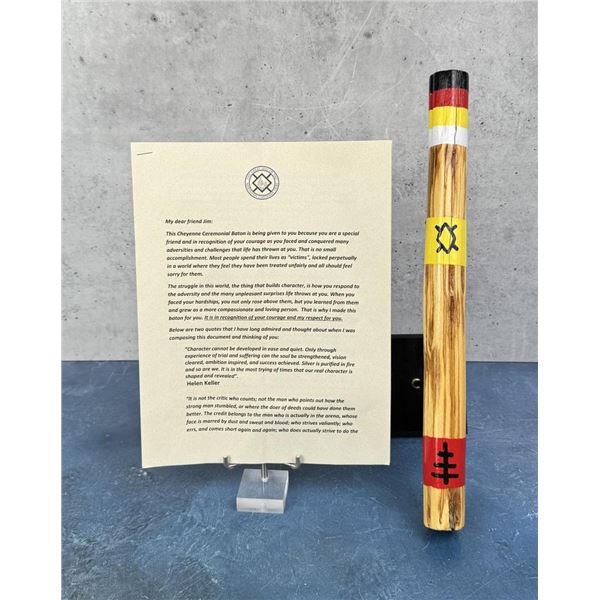 Chyenne Native American Indian Baton