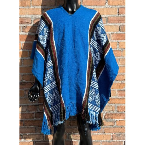 South American Style Blanket Poncho
