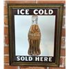 Image 1 : Coca Cola Ice Cold Sold Here Mirror Sign