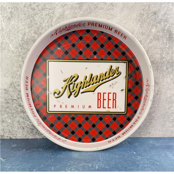 Highlander Beer Tray Missoula Montana
