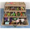 Image 2 : Vintage Tackle Box Full of Fishing Lures