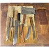 Image 1 : Collection of Butcher Knives and Cleaver