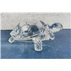 Image 3 : Cristal d'Arques Lead Crystal Tortoise Paperweight