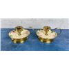 Image 1 : Franciscan Desert Rose Candlesticks