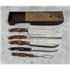 Image 2 : Group of Cutco Brown Handle Knives