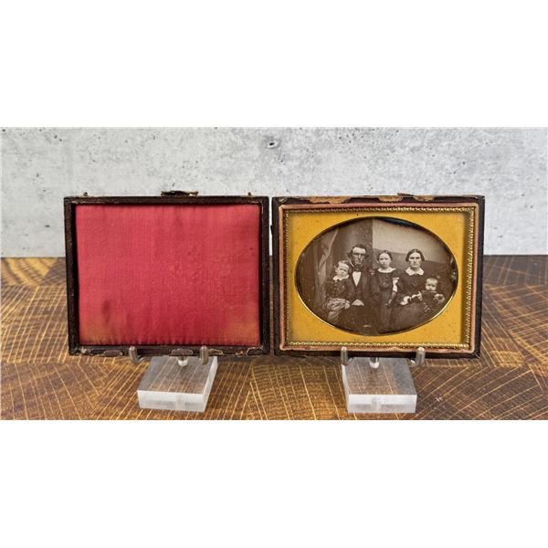 Antique Family Daguerreotype Photo