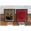 Antique Identified Tintype Photo Mother Daughter