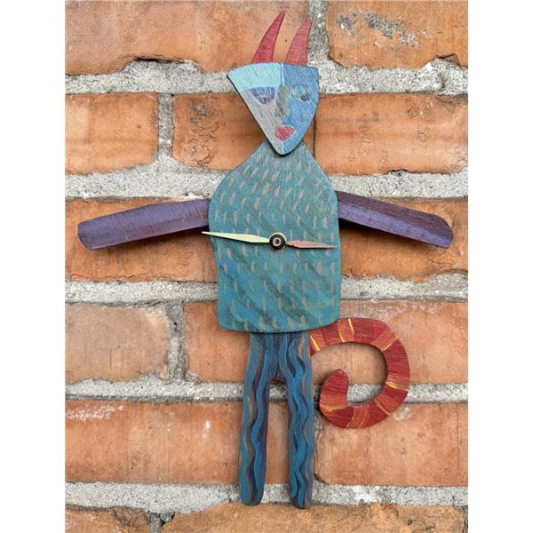Whimsical Folk Art Clock