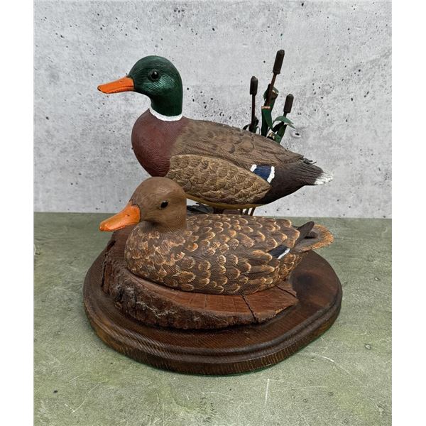 Carved Wood Ducks