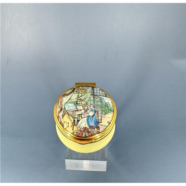 Poetry of Love Franklin Mint Enamel Trinket Box