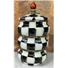 Image 1 : Mackenzie Childs Courtly Check Canisters