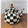 Image 3 : Mackenzie Childs Courtly Check Teapot