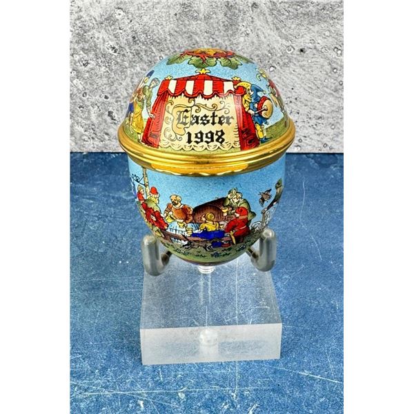 Halcyon Days Enamel Trinket Box