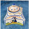 Henriot Quimper Faience Inkwell