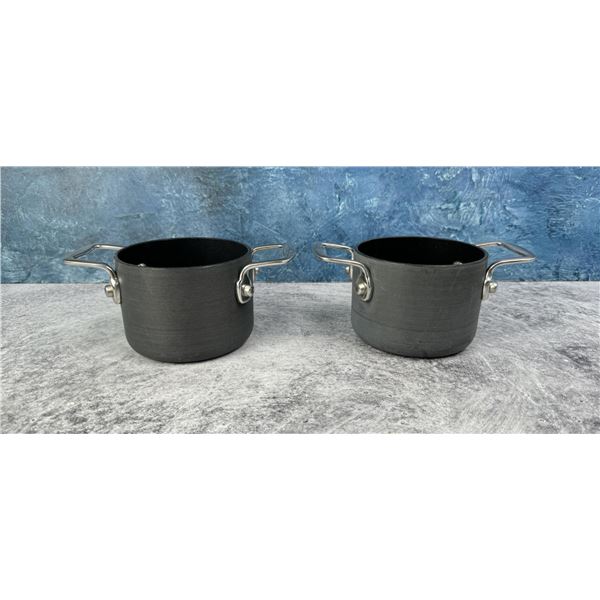 Crate & Barrel Anodized Nonstick Pots