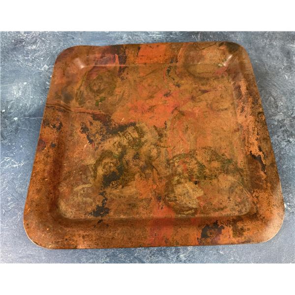 Foreside Turkish Hammered Copper Tray