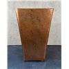 Image 3 : Solid Copper Wastebasket and Tissue Box Cover