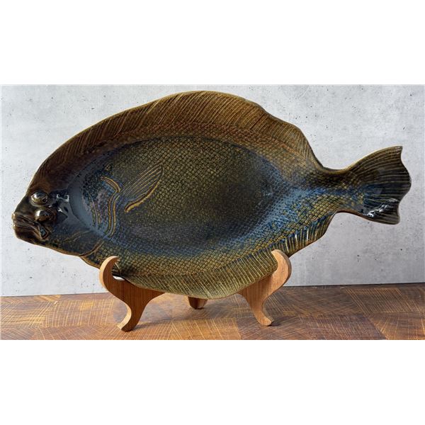 Rosalie Nadeau Studio Pottery Flounder Platter