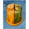 Bakelite Half Moon Salt and Pepper Shaker Set